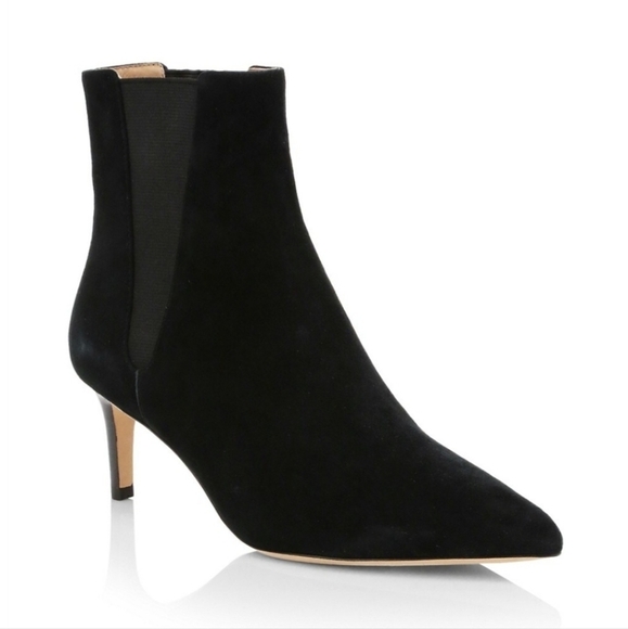 Joie Black Ralti Suede Ankle Boot - Picture 1 of 8